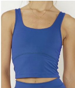 Ali Bra Tank - Sapphire Blue