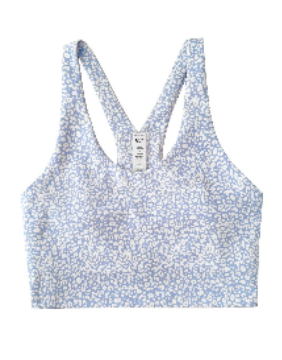 Carrie Bra Top - Sky Cheetah