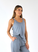 Pyramid Tank - Carbon Stripe