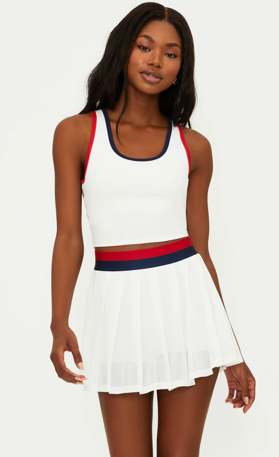 Ash Top - Cherry Indigo Colorblock