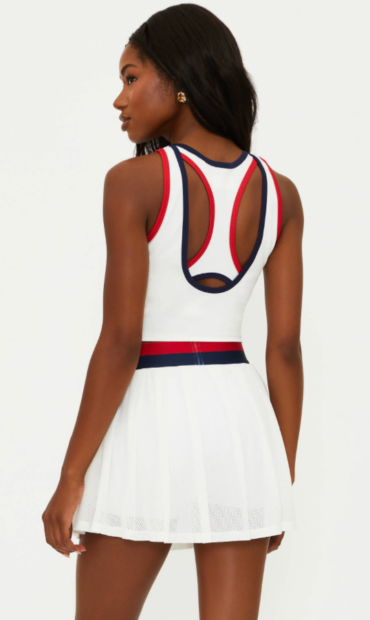 Ash Top - Cherry Indigo Colorblock
