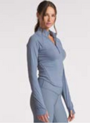 Zip Performance Long Sleeve - Indigo