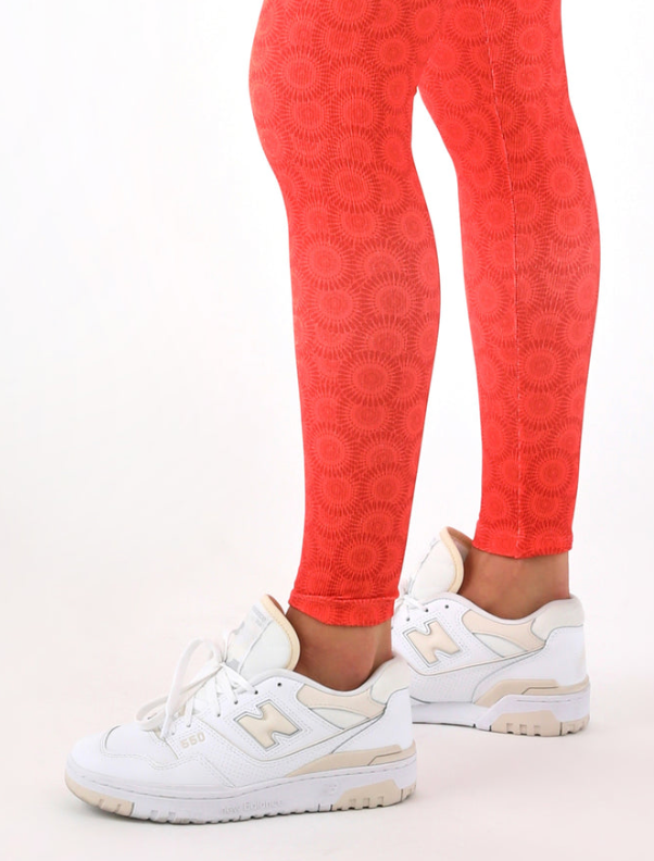 Sultry Legging - Scarlett / Hot Coral Florabom