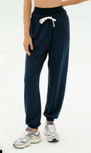 Andie Oversized Fleece Sweatpant - Indigo