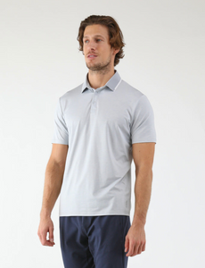 Power Fade Polo - Ash Grey