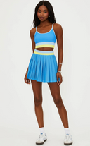 Irina Skirt - Marina Blues Colorblock