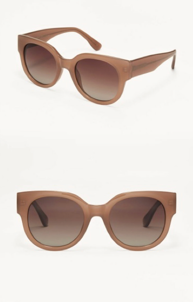 Lunch Date Sunglasses - Taupe Gradient Polarized