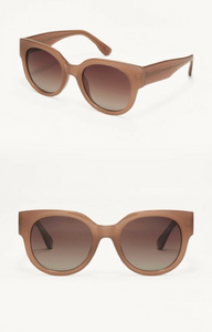 Lunch Date Sunglasses - Taupe Gradient Polarized