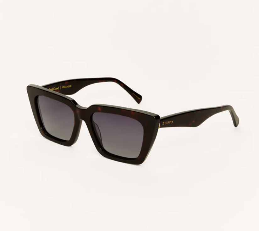 Feel Good Sunglasses - Dark Tort Gradient Polarized