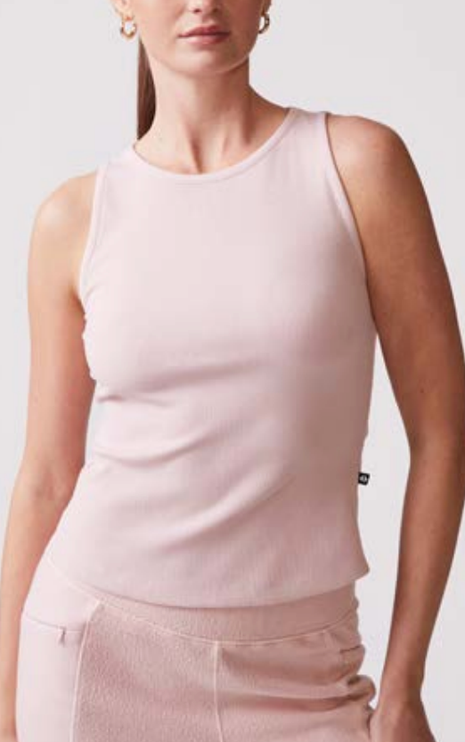 Easy Rib Tank - Pink Quartz