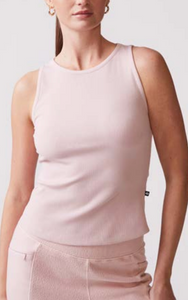 Easy Rib Tank - Pink Quartz