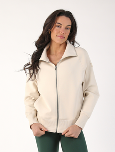 Scuba Full Zip- Oatmilk