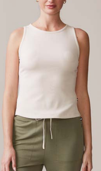 Easy Rib Tank - Chalk