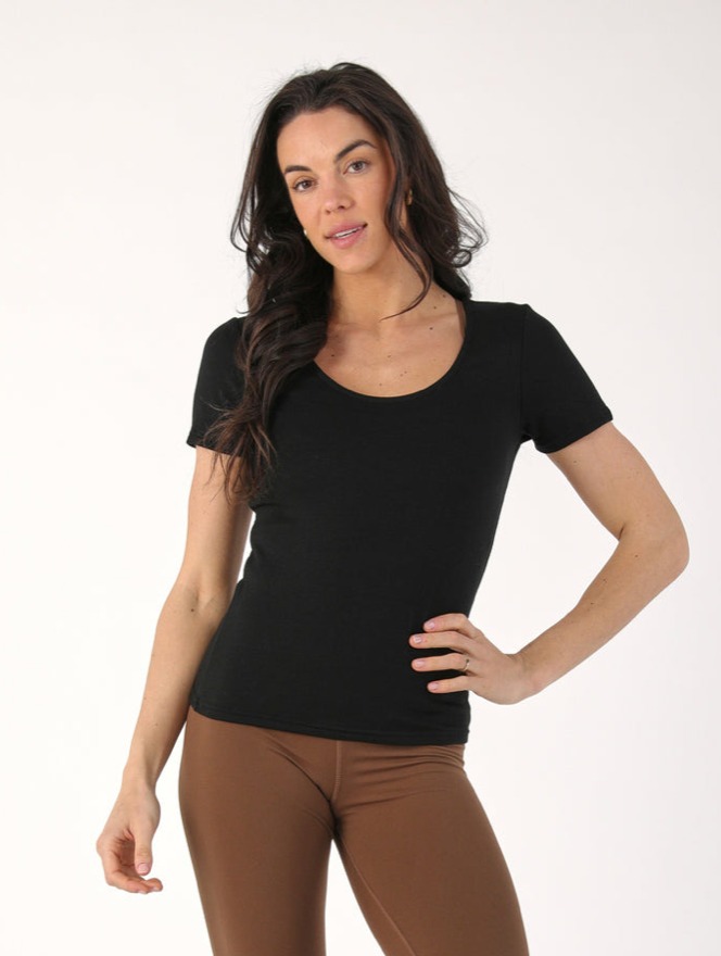 Avery Short Sleeve - Black