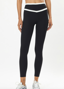 Mason High Waist Rigor Full Length 28 Legging - Black / White