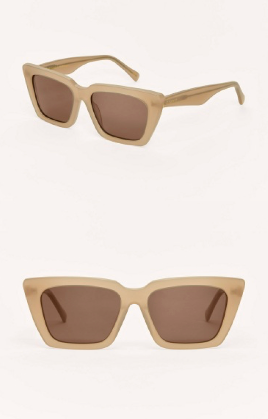 Feel Good Sunglasses - Taupe / Brown Polarized