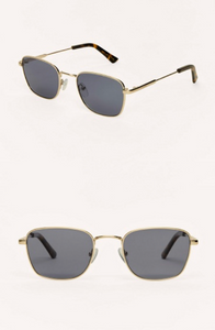 Fastlane Sunglasses - Gold / Grey Polarized