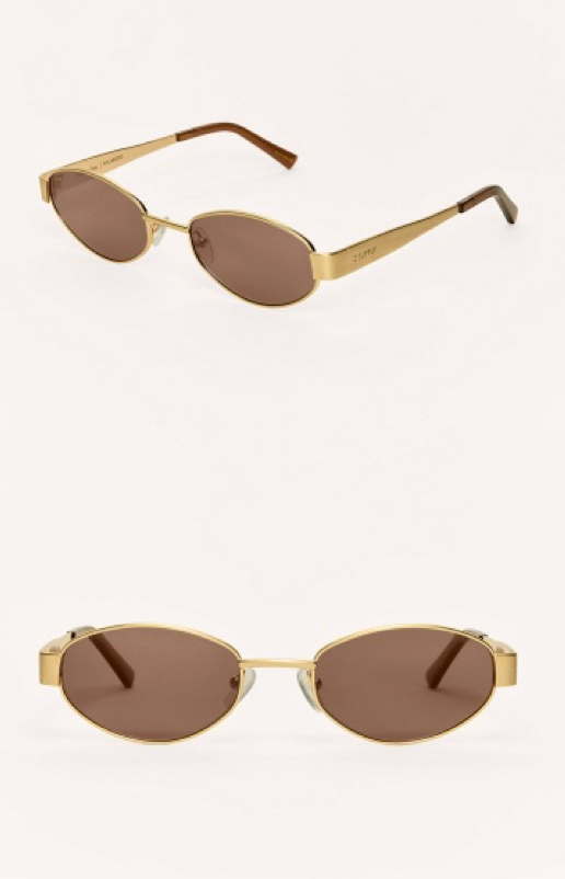 Palisades Sunglasses - Gold / Brown Polarized