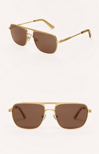 Skyline Sunglasses - Gold / Brown Polarized