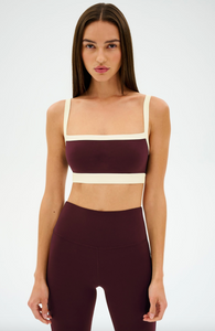 Monah Rigor Bra - Dark Cherry / Creme