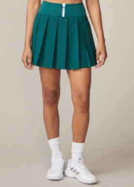 Endure Piped Pleated Skort - Forest
