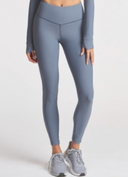 Rib 7/8 Legging - Indigo