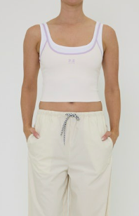 Forward Tank - Whisper White / Violet Crush
