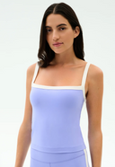 Monah Rigor Tank - Purple Haze / White