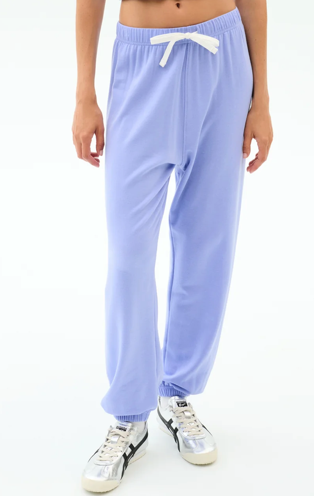 Andie Oversized Fleece Sweatpant - Purple Haze