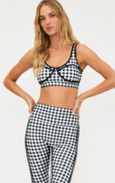 Olympia Top - Slate Gingham