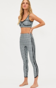 Rella Legging - Slate Gingham