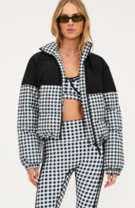Jojo Puffer - Slate Gingham