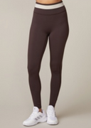 Banded Seamless 7/8 Legging - Espresso