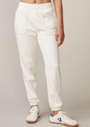 Patch Pocket Fleece Jogger - Vanilla