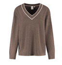 Olly V-Neck Sweater - Brown
