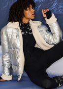 Lotti Reversible Puffer Jacket - Cosmic Dust