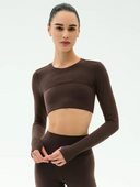 Amelia Lite Shrug - Dark Chocolate