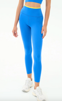 Dual High Waist Airweight 7/8 Legging - Classic Blue / Ray