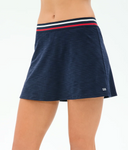 Kaia Active Rib Skort - Heather Indigo