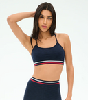 Cali Active Rib Bra - Heather Indigo