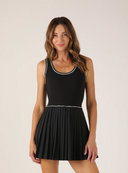 Point Dress - Black / White