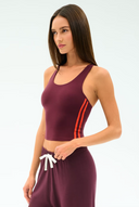 Ella Airweight Tank - Dark Cherry / Valencia