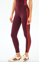 Ella High Waist Airweight 7/8 Legging - Dark Cherry / Valencia