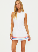 Bria Dress - Bright White Horizon