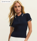 Players Polo Top - Eclipse