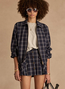 Valencia Lexi Collared Jacket - Check
