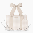 Case-Mate Latte Gingham Bow Jelly Tote Bag