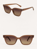 High Tide Sunglasses - Taupe Gradient Polarized
