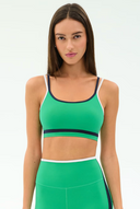 Eva Rigor Double Strap Bra - Spearmint / Indigo