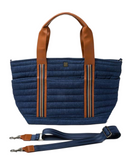 Journey Maxi Tote - Dark Denim & Mocha Luxe Trim